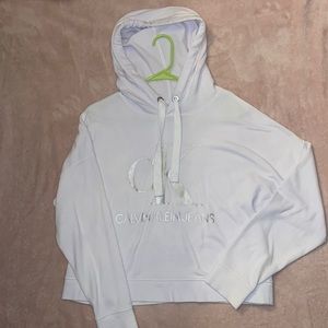 WHITE CALVIN KLEIN SWEATSHIRT